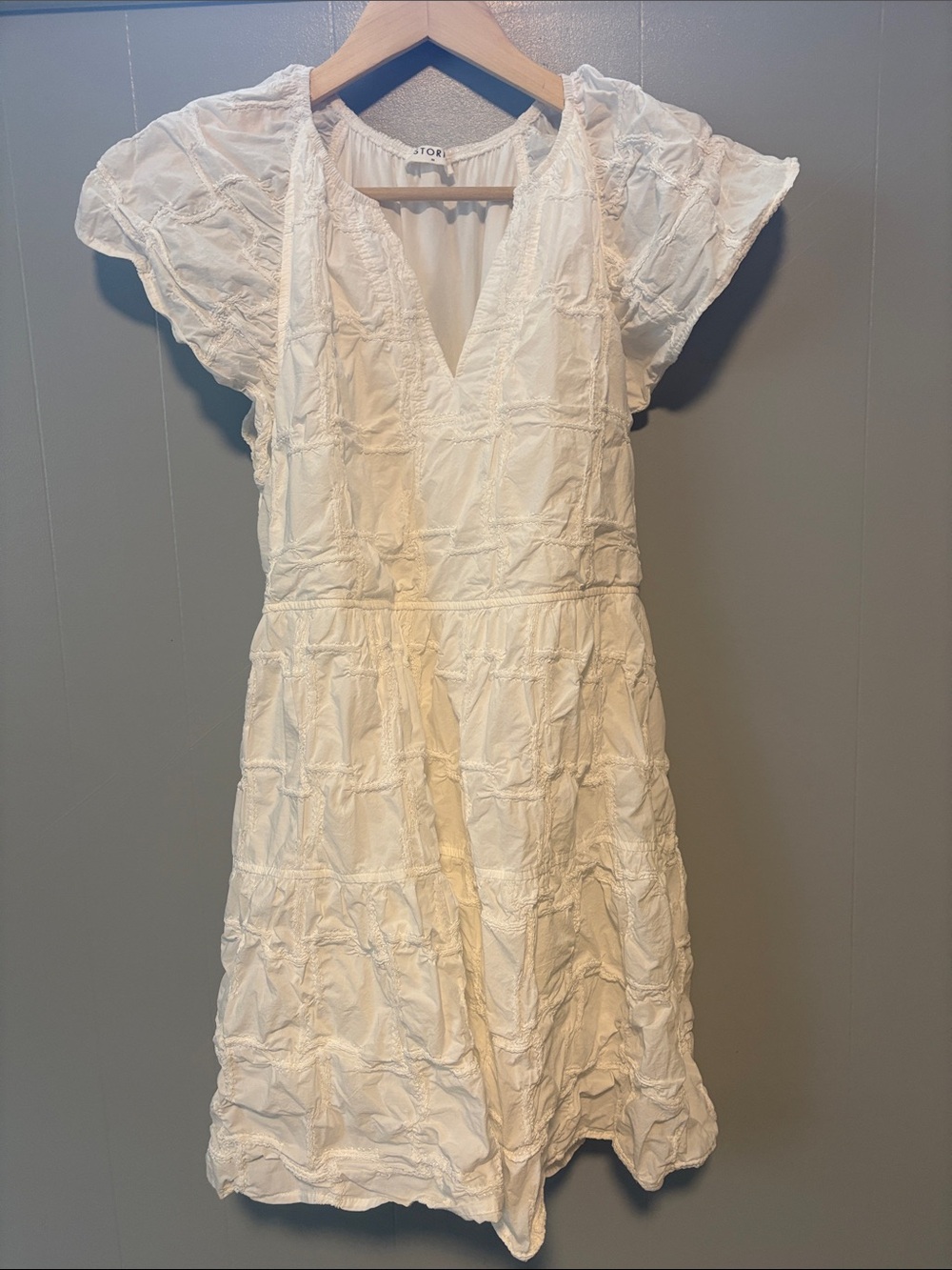 Storia White Womens Medium for Weddings, Beach, and Summer